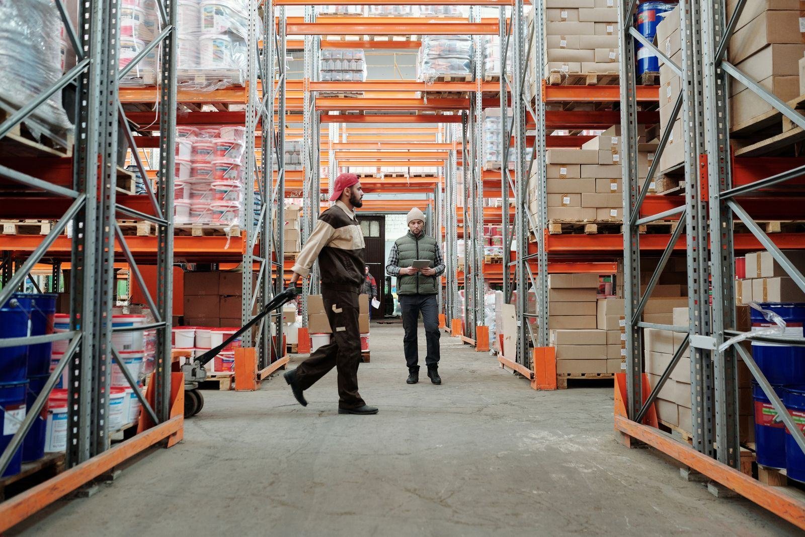 Atlas Freight operations team inside a warehouse